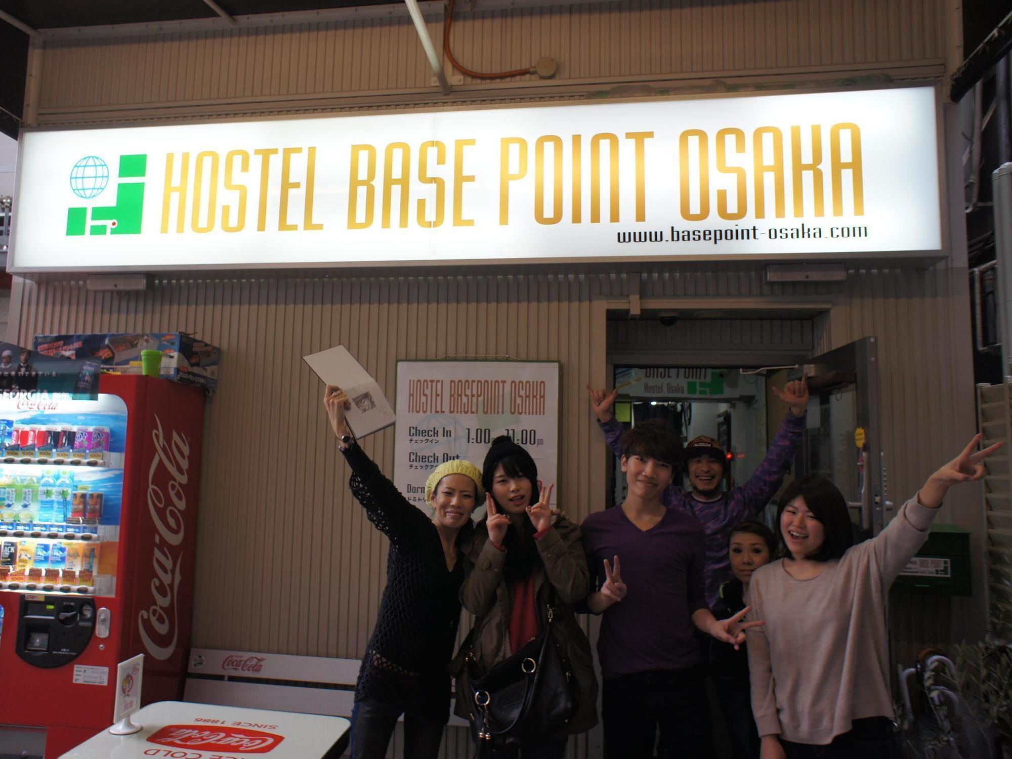 Hostel Base Point Osaka Bagian luar foto